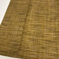 ま*ん様 単衣 花織 格子に花織 素敵なデザイン 紬 正絹 AK-7437