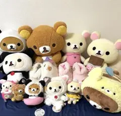 レア❣️リラックマ コリラックマ　ぬいぐるみ　3体 まとめ売り rilakkuma 2025年最新】Yahoo!オークション - リラックマ(キャラクター