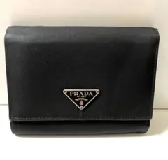 PRADA プラダ 三つ折り財布 ナイロン ブラックのサムネイル