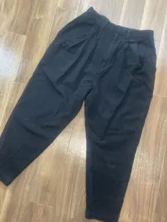 Dulcamara ドゥルカマラ　スラックス　テーパード　黒　古着　よそいき