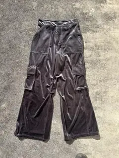 EMODA ベロアカーゴパンツドローコード付き24aw ほぼ未使用