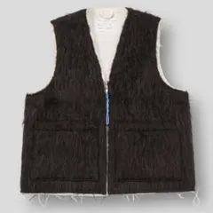 CAMIEL FORTGENS コーデュロイベスト　サイズM camiel fortgens(カミエルフォートヘンス)Zip Vest Wool Fleece(16.05