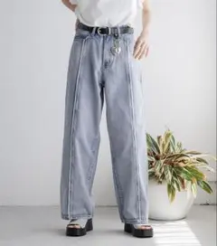 LOWRYS FARM ＣＯＮＥワイドパンツ ローリーズファーム