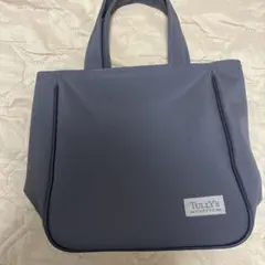 【美品】タリーズコーヒー トートバッグブラウン ストライプ（オンワード製）のサムネイル