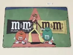 M&M'S チョコレート ブリキ看板 インテリア