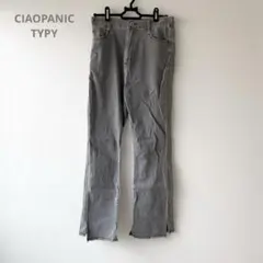 【11】中古 CIAOPANIC TYPY フレアデニムパンツ グレー S