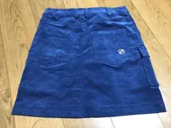 ロサーセン　レディース　ゴルフ　台形　スカート　青　サイズ40 M L