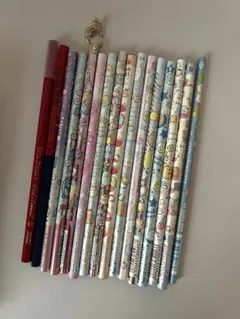 B,2B鉛筆 14本(うち10本は、すみっコぐらし) 赤青鉛筆セット