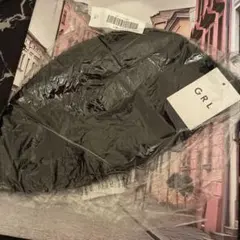 GRL ブラック　ファーバケットハット　新品未開封