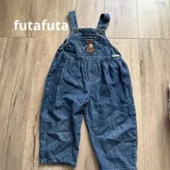 デニムオーバーオール ベア刺繍 サイズ90