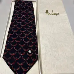 Valentino シルク ネクタイ 花柄 ネイビーのサムネイル