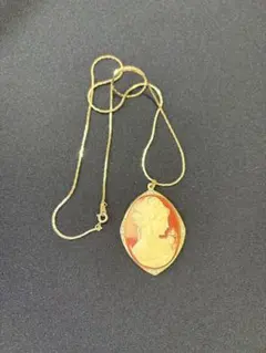 カメオスタイル ペンダントネックレス