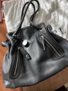 ももんか様専用　FURLA ブラックレザー バッグ