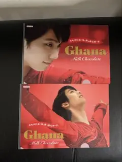 LOTTE Ghana 羽生結弦 クリアファイル 2枚セット