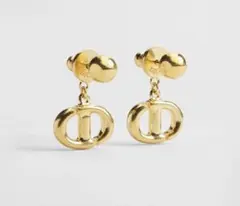【Dior】CD Navy ピアス