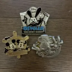 Disney Card Club ピンバッジ 3点セット