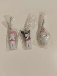 サンリオ ミニチュアチャーム ライブキャラクター 3個セット