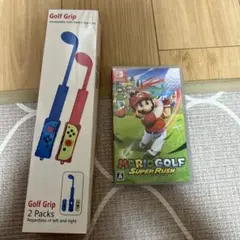 Golf Grip 2 Packs とマリオゴルフ　スーパーラッシュのセット