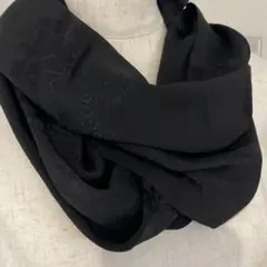 帯上げスヌード　リメイク　留袖リメイクスヌード　マフラー　ストール　首巻