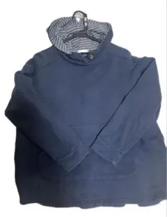 Ivory beads アイボリービーズ　ネイビー パーカー ストライプ