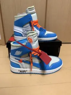 Off-White × Nike Air Jordan 1 High UNC