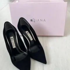 【美品】DIANA　ブラック　ハイヒール　パンプス　21cm