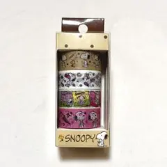 スヌーピー マスキングテープセット 4P