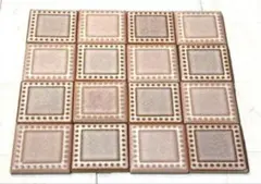 ＊モザイクタイル ピンク＋レンガ色ミックスセット