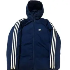 ロンハーマン購入adidas リバーシブルダウンジャケット　ネイビーL