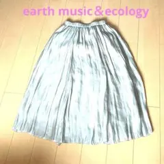 【最終価格】大人気‼︎earth music＆ecologyミントプリーツスカート