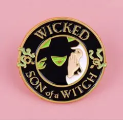 《新品未使用》ウィキッド Wickedふたりの魔女ピンバッジ　ピンズ