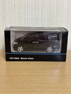 HOT WORKS 1/64 トヨタ アルファード 2005 ブラック ミニカーのサムネイル