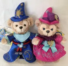 ☆タグ付き☆ダッフィー、シェリーメイ ぬいぐるみバッジ ディズニーシー10周年②