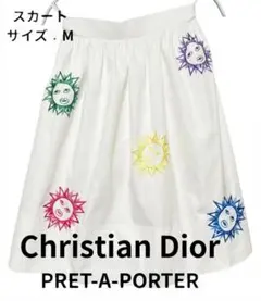 Christian Dior PRET-A-PORTER 白スカート　太陽刺繍のサムネイル