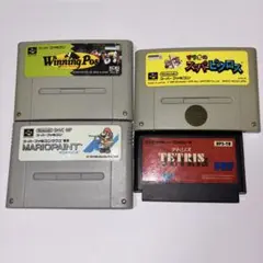 スーパーファミコン ソフト 3本セット＋【ファミコンテトリス】