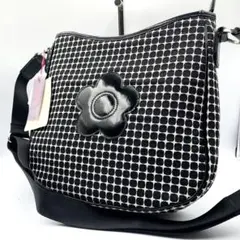 【新品未使用】MARY QUANT 千鳥格子 デイジーモチーフショルダーバッグ