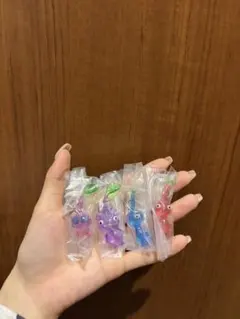 ピクミン　めじるしアクセサリー　羽　紫　青　赤