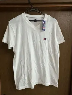 【未使用品】Champion doubleDRY VネックTシャツ ホワイト