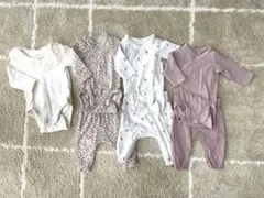 H&M ロンパース・カバーオール セット/ 45㎝ 50㎝