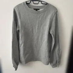 BANANA REPUBLIC グレー クルーネックスウェット S