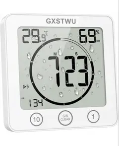 GXSTWU デジタルタイマー 温湿度計 防水仕様