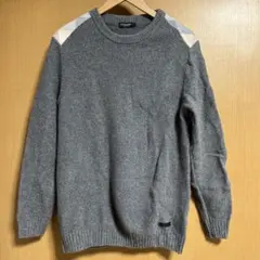 【BLACK LABEL】クルーネックニット　Lサイズ