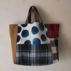 パッチワークトートバッグ