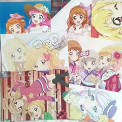 （64）アイカツ！　付録ポスター　両面印刷　7枚セット　お纏めお値引き対象外