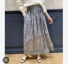 IENA LA BOUCLE★フラワープリントスカートのサムネイル