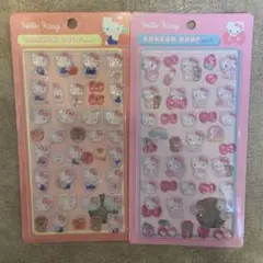 サンリオ ハローキティ キティ ぷくぷく 立体 硬め ボンボンドロップシール