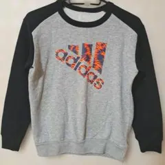 【140cm※】アディダス トレーナー グレー