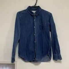 Something Edwin デニムボタンアップシャツ