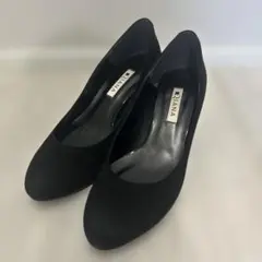 DIANA ブラック ヒール パンプス
