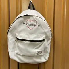 Lovetoxic リュック ホワイト ブラックのサムネイル